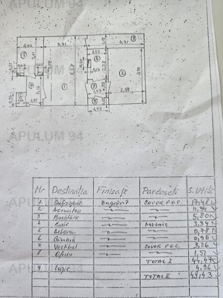 Apartament 2 camere, 50mp,  Metrou Tineretului si Parcul Tineretului